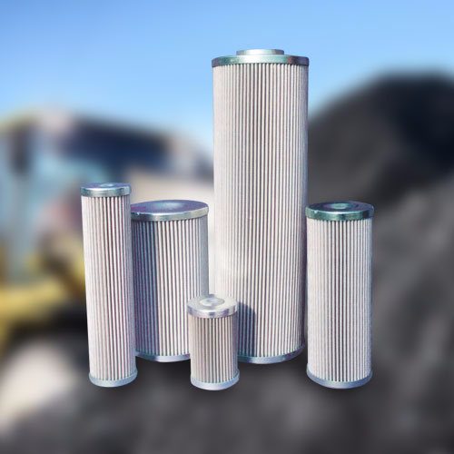 High pressure filter element. 